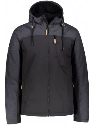 Férfi téli kabát ALTISPORT NEROM FEKETE