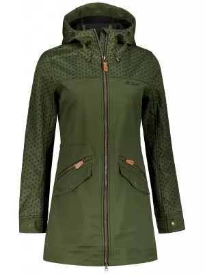 Női softshell dzseki ALTISPORT GEMEE KHAKI