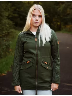 Női softshell dzseki ALTISPORT GEMEE KHAKI