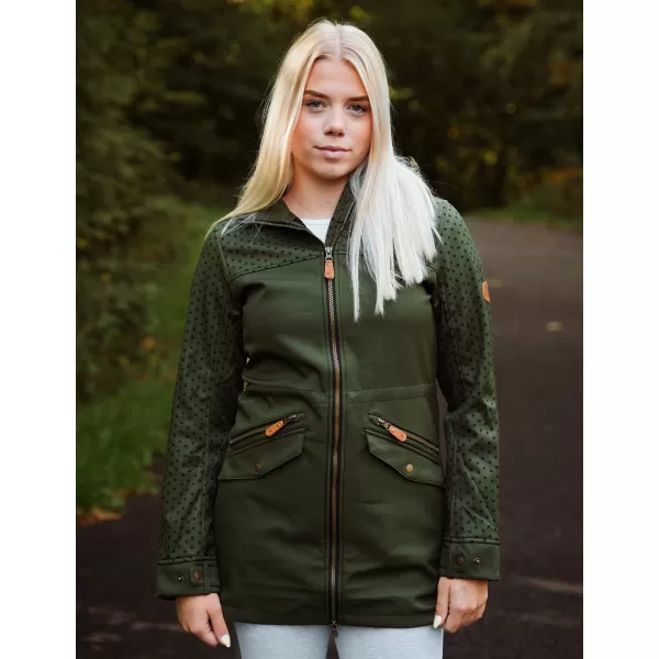  Női softshell dzseki ALTISPORT GEMEE KHAKI 