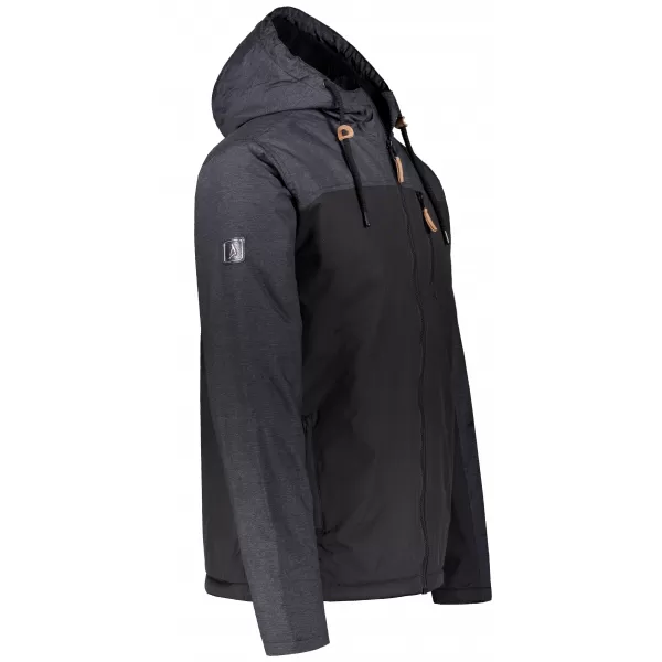  Férfi téli kabát ALTISPORT NEROM FEKETE 