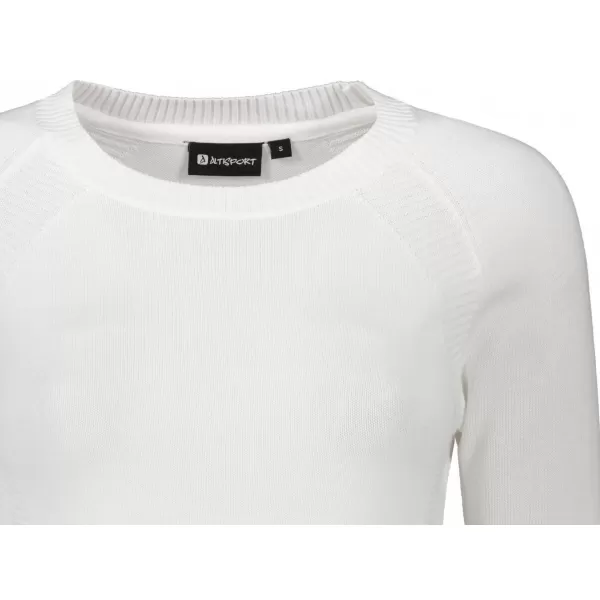  Női pulóver ALTISPORT ERLEA LPLS084 FEHÉR 