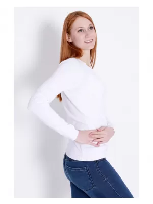 Női pulóver ALTISPORT ERLEA LPLS084 FEHÉR