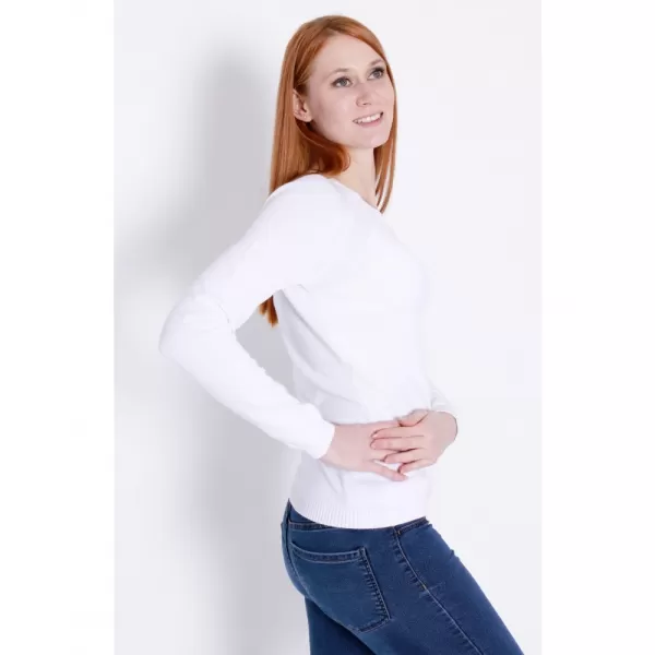  Női pulóver ALTISPORT ERLEA LPLS084 FEHÉR 