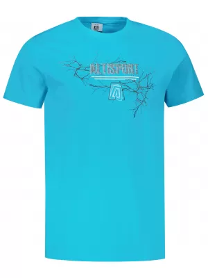 Pánské triko ALTISPORT CARRYOVER ALM165129 TYRKYSOVÁ