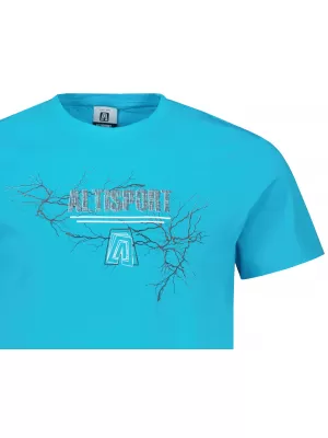 Pánské triko ALTISPORT CARRYOVER ALM165129 TYRKYSOVÁ