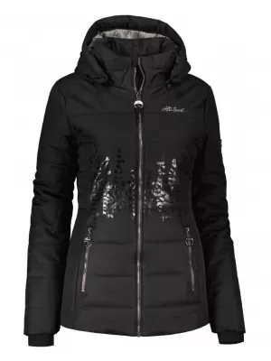 Női téli kabát ALTISPORT BEATRICE FEKETE