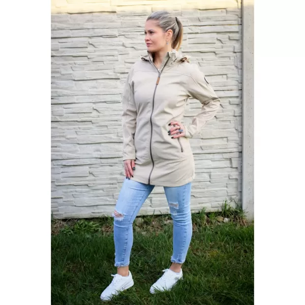  Női softshell kabát ALTISPORT MAGGA LCTB220 BÉZS 