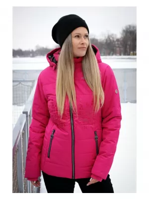 Női téli kabát ALTISPORT BEATRICE RÓZSASZÍN