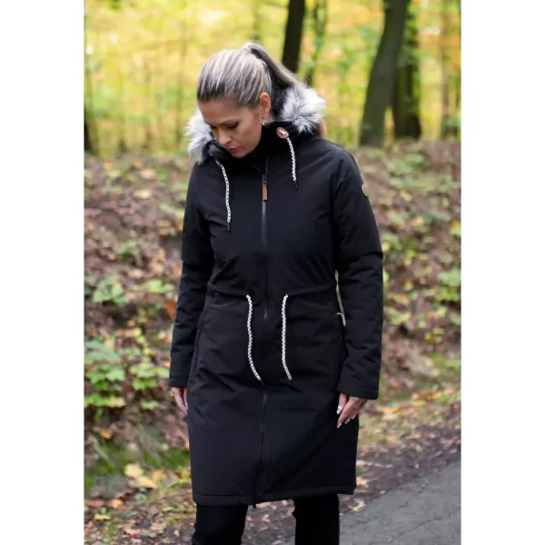  Női kabát ALTISPORT VOLENA LCTB218 FEKETE 