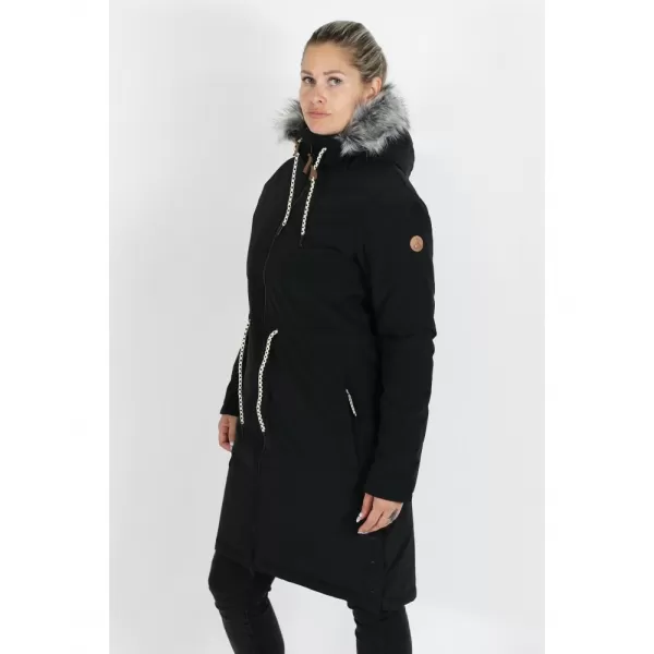  Női kabát ALTISPORT VOLENA LCTB218 FEKETE 