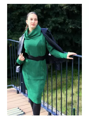 Női hosszú pulóver ALTISPORT BELLA ZÖLD