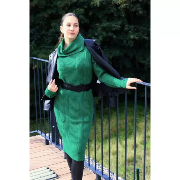  Női hosszú pulóver ALTISPORT BELLA ZÖLD 