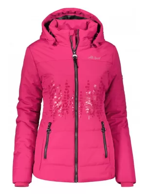 Női téli kabát ALTISPORT BEATRICE RÓZSASZÍN