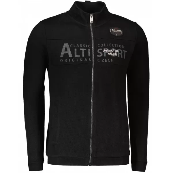  Férfi pulóver ALTISPORT BLAKE FEKETE 