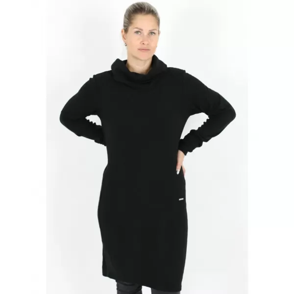  Női pulóver ruha KIXMI RIVA FEKETE 