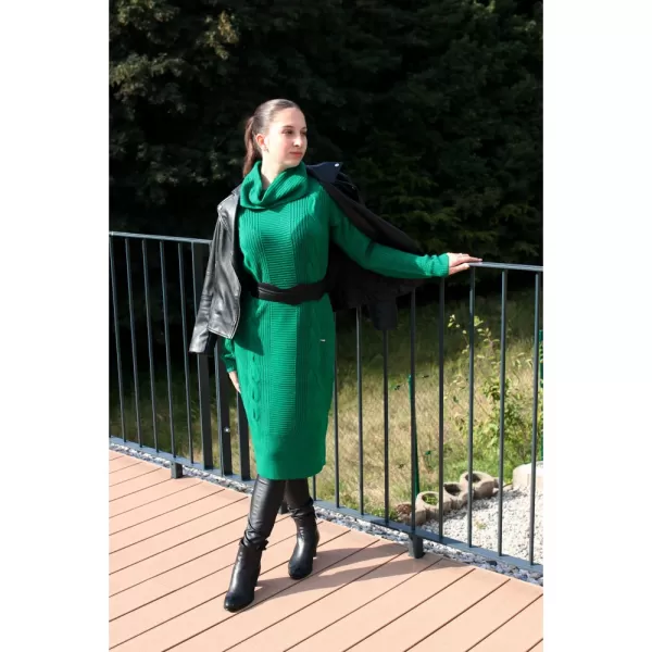  Női hosszú pulóver ALTISPORT BELLA ZÖLD 