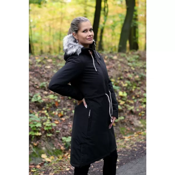  Női kabát ALTISPORT VOLENA LCTB218 FEKETE 