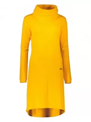 Női pulóver ruha KIXMI RIVA SÁRGA