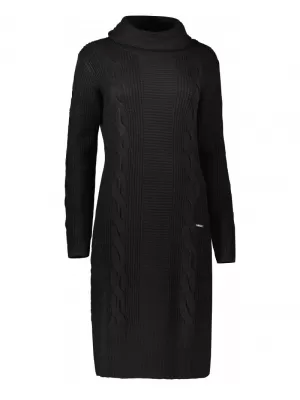 Női hosszú pulóver ALTISPORT BELLA FEKETE