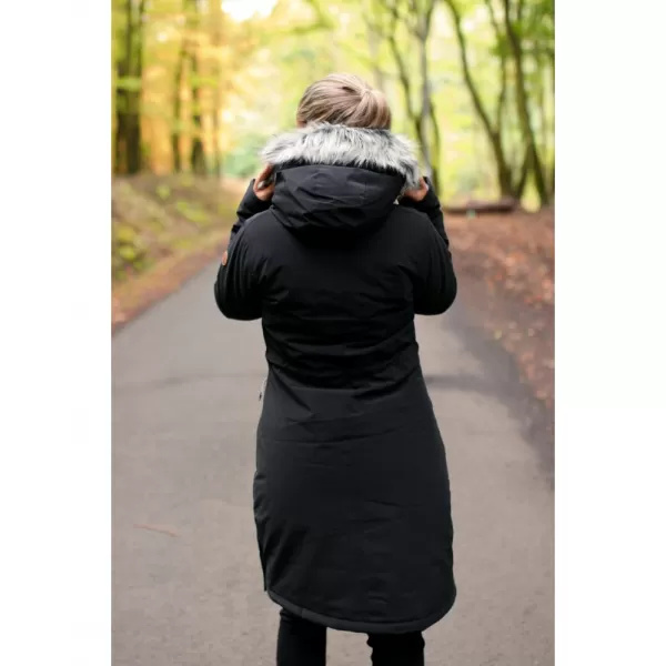  Női kabát ALTISPORT VOLENA LCTB218 FEKETE 