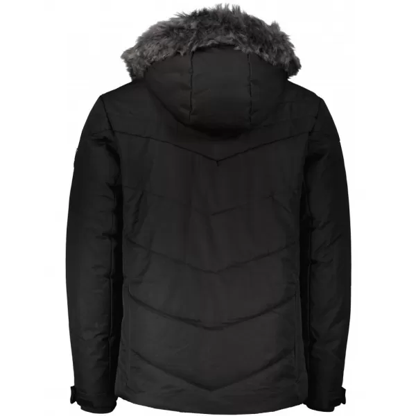  Férfi téli kabát ALTISPORT BALDER FEKETE 