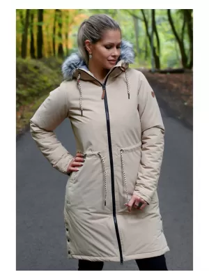 Női kabát ALTISPORT VOLENA LCTB218 BÉZS