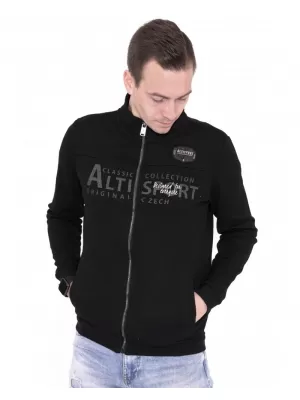 Férfi pulóver ALTISPORT BLAKE FEKETE