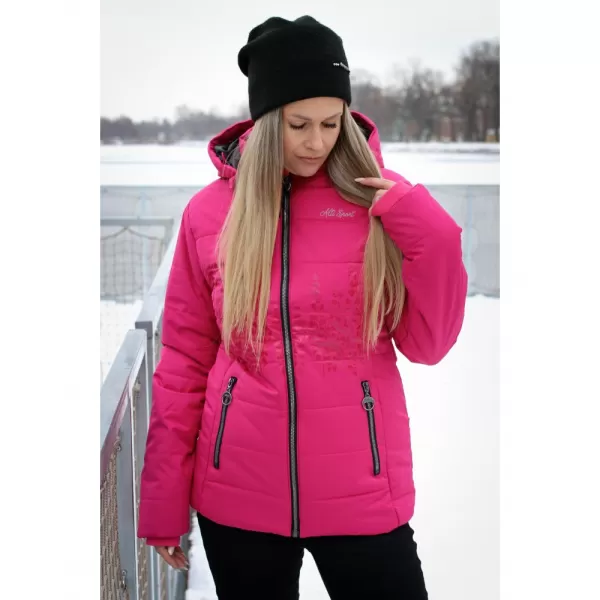 Női téli kabát ALTISPORT BEATRICE RÓZSASZÍN 