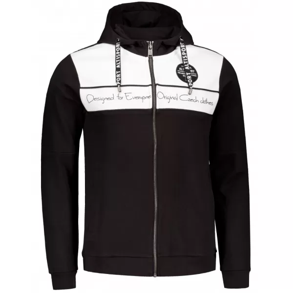  Férfi pulóver ALTISPORT CAMERON FEKETE 