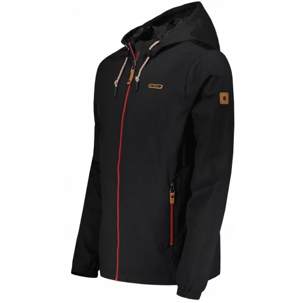  Férfi dzseki ALTISPORT CARLEY FEKETE PIROS 