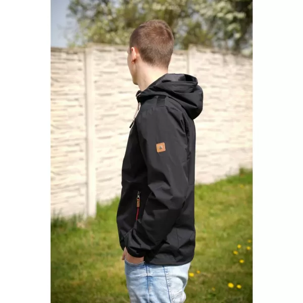  Férfi dzseki ALTISPORT CARLEY FEKETE PIROS 