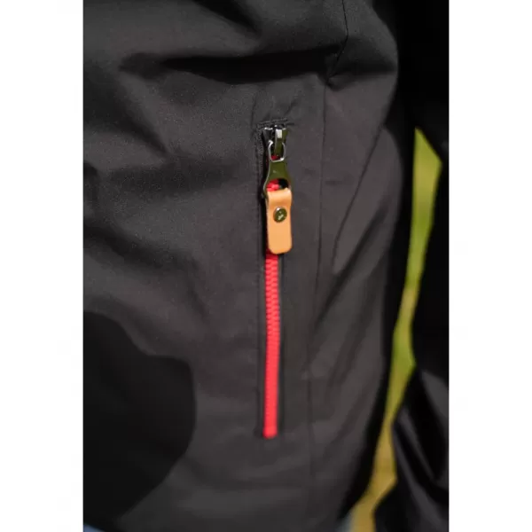  Férfi dzseki ALTISPORT CARLEY FEKETE PIROS 