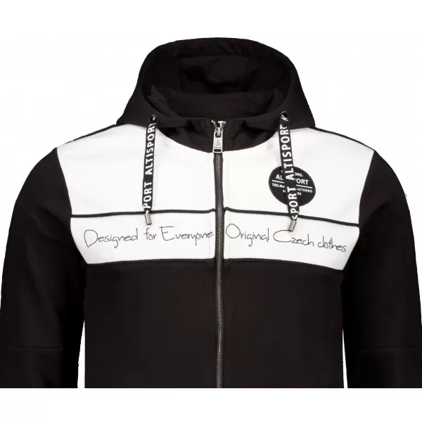  Férfi pulóver ALTISPORT CAMERON FEKETE 