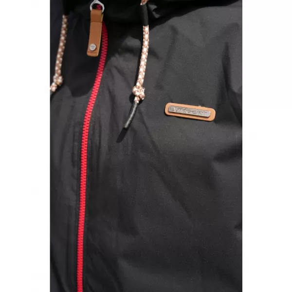  Férfi dzseki ALTISPORT CARLEY FEKETE PIROS 