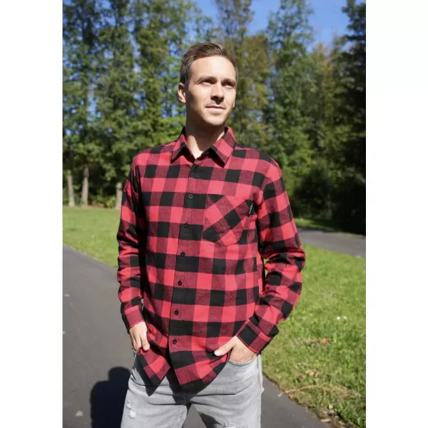  Férfi ing ALTISPORT DARLEN PIROS 