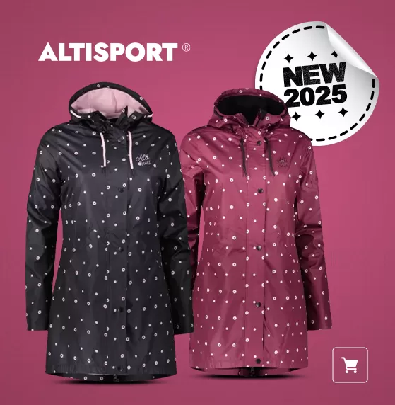 Női őszi kabát ALTISPORT OWEDA LJCB628 FEKETE