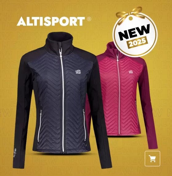 Női kabát ALTISPORT GAIL FEKETE